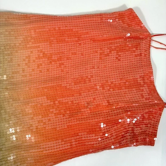 Veronica Beard Leda Sequin Midi Dress Ombre Multi 4 6 NWT Gradient Column Glam - Picture 16 of 17